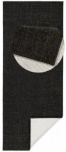 Běhoun Twin-Wendeteppiche 103096 black cream – na ven i na doma