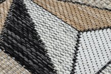 Kusový koberec Cooper Sisal Mosaic 22222 ecru/black