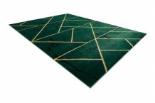 Kusový koberec Emerald geometric 1012 green and gold