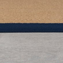 Kusový koberec Herringbone Border Kira Navy