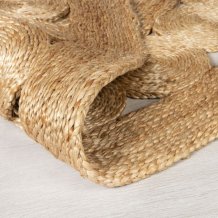 Kusový koberec Jute Arya Natural kruh