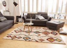 Kusový koberec Nomadic 102693 Geometric Creme