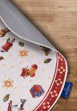 Kusový koberec Villeroy & Boch 106192 Red, Multicolor kruh