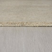 Kusový ručně tkaný koberec Tuscany Textured Wool Border Natural