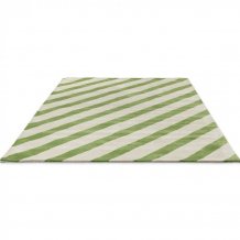 Pruhovaný vlněný koberec Harlequin Paper Straw peridot 144317 Brink & Campman