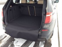 Textilné koberce do kufra auta s nášľapom Volvo XC90  7 míst 2014 - Perfectfit (5027-01-kufr)